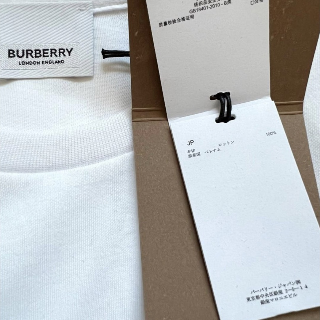 BURBERRY(バーバリー)の【新品未使用タグ付き】バーバリー　ロゴTシャツ メンズのトップス(Tシャツ/カットソー(半袖/袖なし))の商品写真