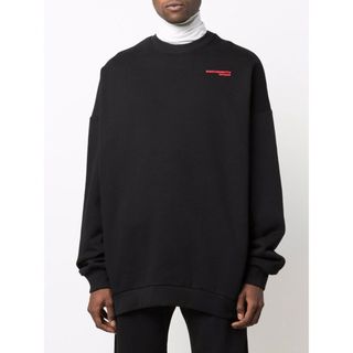 ラフシモンズ(RAF SIMONS)のRaf Simons Synchronicity Sweatshirt 黒(スウェット)