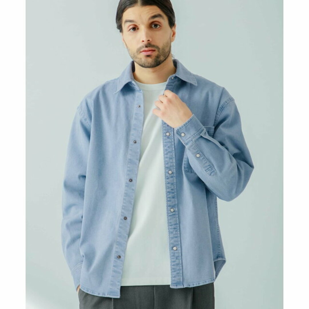 Sonny Label(サニーレーベル)の【ユーズド】【L】ストレッチデニムレギュラーシャツ メンズのトップス(シャツ)の商品写真