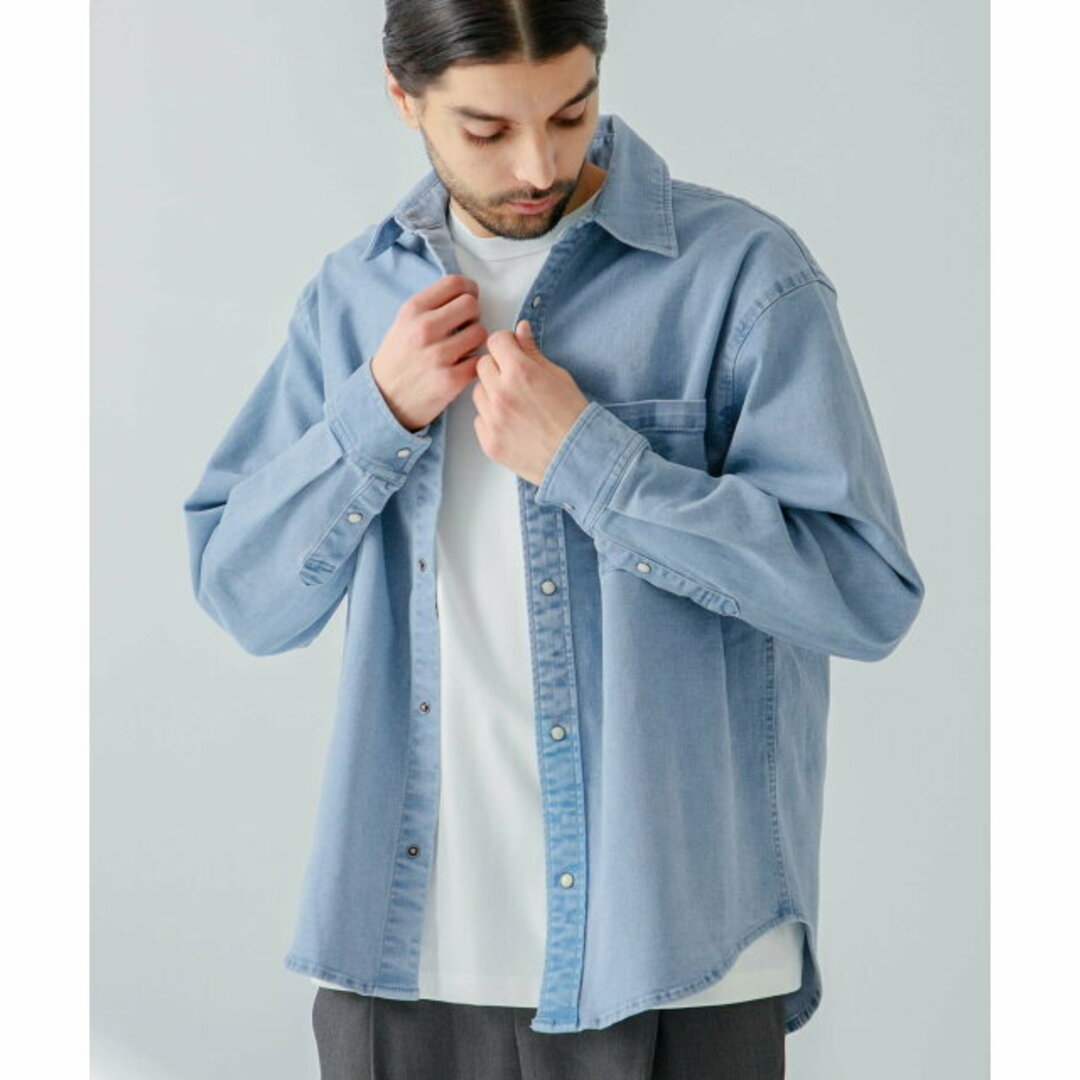 Sonny Label(サニーレーベル)の【ユーズド】ストレッチデニムレギュラーシャツ メンズのトップス(シャツ)の商品写真