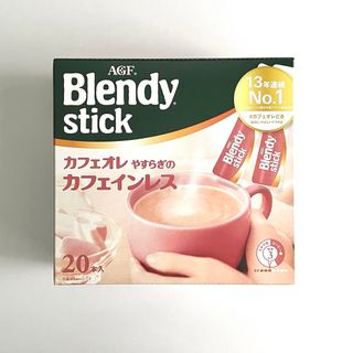 エイージーエフ(AGF)のブレンディスティック　カフェインレス20P　カフェオレ　1本おまけ付き(コーヒー)