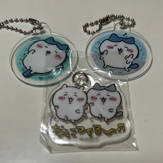 チイカワ(ちいかわ)のちいかわ 労働プレートキーホルダー なにつくろ〜 ハチワレ チャーム(キャラクターグッズ)