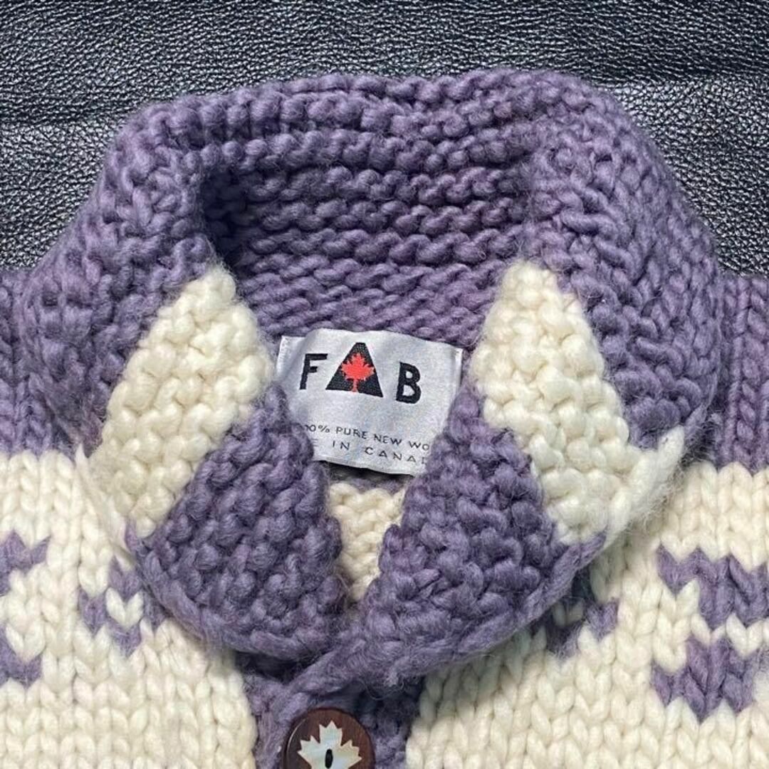 VINTAGE(ヴィンテージ)の90s vintage FAB カナダ製 100% PURE NEW WOOL メンズのトップス(ベスト)の商品写真