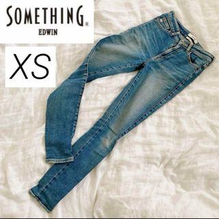 サムシング(SOMETHING)のレディース　デニム  XS サムシング　something エドウィン スキニー(スキニーパンツ)