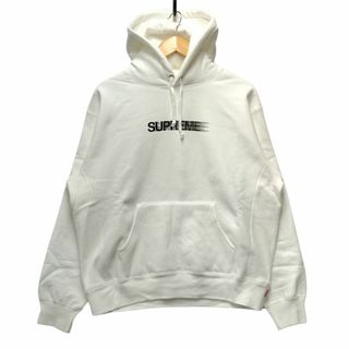 シュプリーム(Supreme)のSUPREME シュプリーム Motion Logo ロゴモーション スウェット パーカー ホワイト サイズS 正規品 / 33713(パーカー)