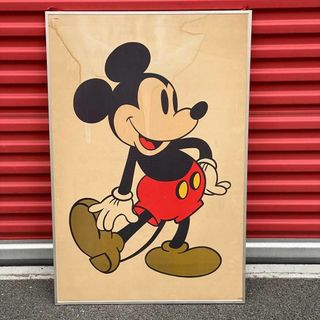 Disney - 70s vitage アメリカ製 Mickey Mouse ポスター