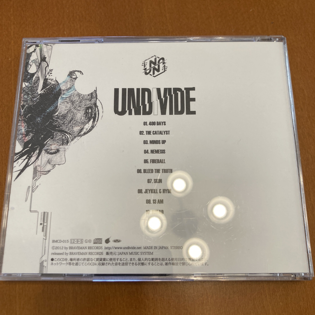 UNDIVIDE エンタメ/ホビーのCD(ポップス/ロック(邦楽))の商品写真
