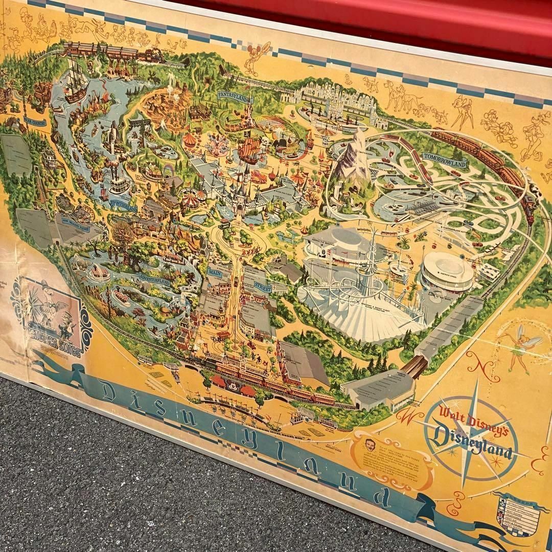 Disney - 70s vintage カリフォルニア ディズニーランド MAPの Disney - 70s vintage カリフォルニア ディズニーランド MAPの