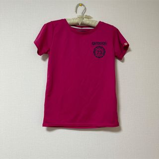 アウトドア(OUTDOOR)のOUTDOOR アウトドア　レディース　Tシャツ　スポーツTシャツ　ピンク(Tシャツ(半袖/袖なし))