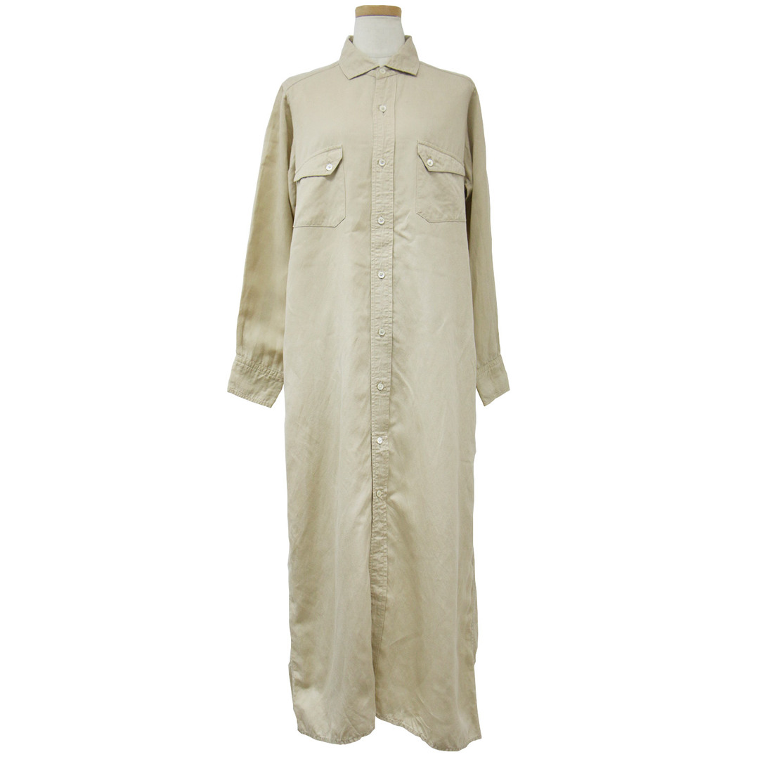 TICCA ティッカ ワンピース ロング シャツワンピース ベージュ TICCA ティッカ ワンピース ロング シャツワンピース ベージュ