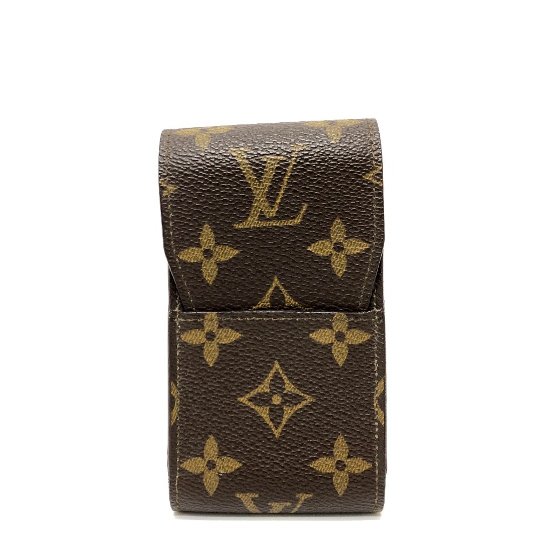 LOUIS VUITTON(ルイヴィトン)のルイヴィトン LOUIS VUITTON エテュイ・シガレット M63024 モノグラム タバコケース ポーチ シガレットケース モノグラムキャンバス ブラウン メンズのファッション小物(タバコグッズ)の商品写真