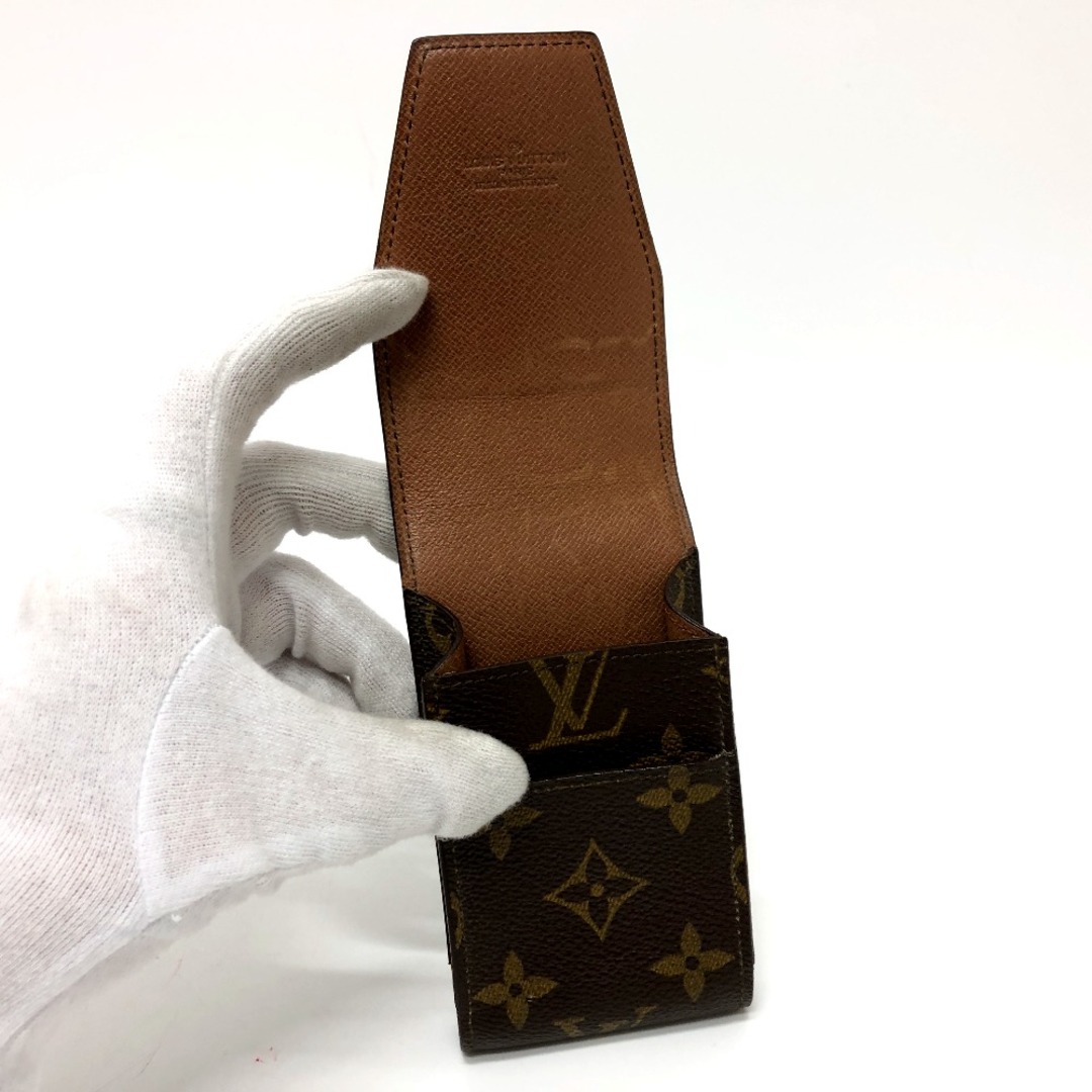 LOUIS VUITTON(ルイヴィトン)のルイヴィトン LOUIS VUITTON エテュイ・シガレット M63024 モノグラム タバコケース ポーチ シガレットケース モノグラムキャンバス ブラウン メンズのファッション小物(タバコグッズ)の商品写真