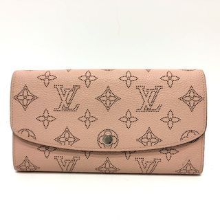 ルイヴィトン(LOUIS VUITTON)のルイヴィトン LOUIS VUITTON ポルトフォイユ イリス M60145 モノグラムマヒナ ウォレット 長財布 モノグラムマヒナ マグノリア ピンク(財布)