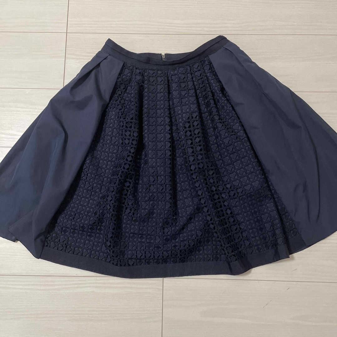 LANVIN en Bleu(ランバンオンブルー)のLANVIN en Bleu　スカート　38 レディースのスカート(ひざ丈スカート)の商品写真