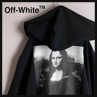 オフホワイト(OFF-WHITE)の【☆入手困難☆即完売モデル】オフホワイト モナリザ 絵画両面プリント パーカー(その他)