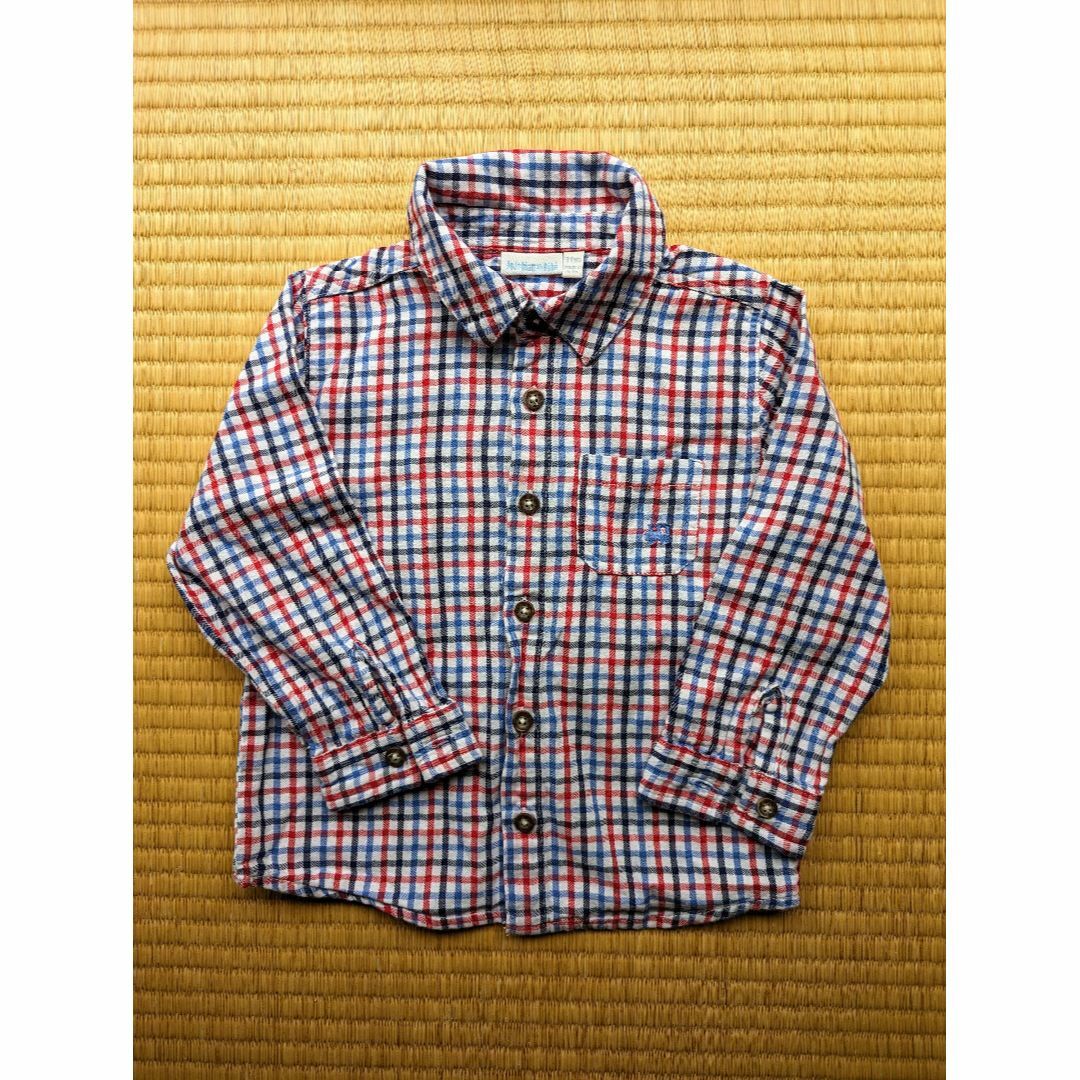 JOJO(ジョジョ)のBoys Long Sleeve Shirt (JoJo Maman Bébé) キッズ/ベビー/マタニティのキッズ服男の子用(90cm~)(ブラウス)の商品写真