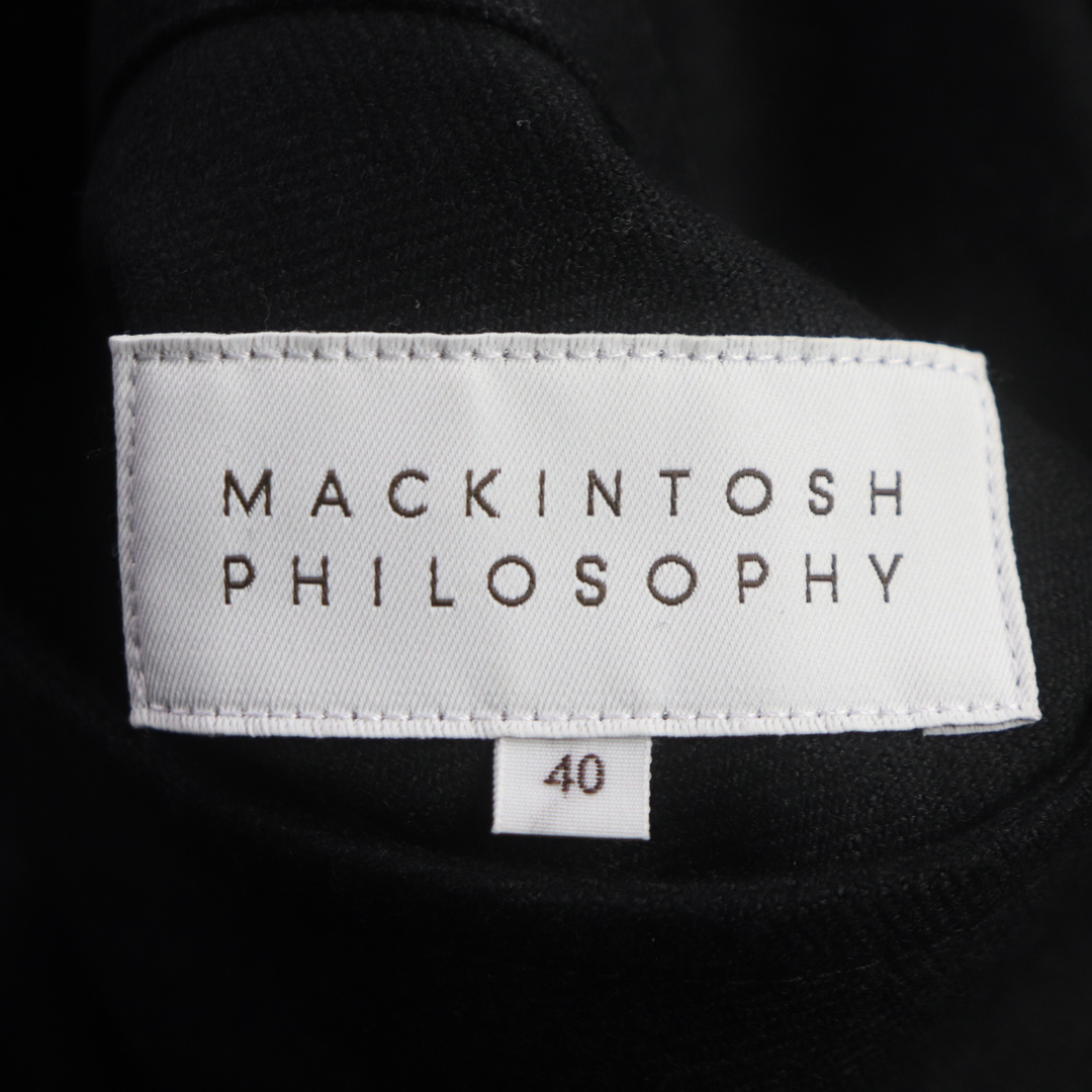 MACKINTOSH PHILOSOPHY(マッキントッシュフィロソフィー)の極美品 MACKINTOSH PHILOSOPHY マッキントッシュフィロソフィー 襟コーデュロイ 中綿入り リバーシブル キルティング コート ブラック L相当 正規品 メンズ メンズのジャケット/アウター(その他)の商品写真