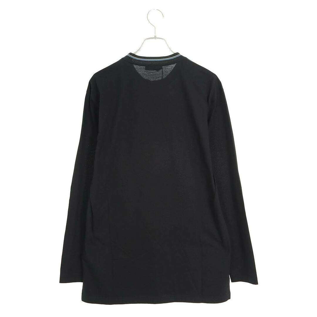 PRADA(プラダ)のプラダ  UJL62A ネックロゴ長袖カットソー メンズ M メンズのトップス(Tシャツ/カットソー(七分/長袖))の商品写真