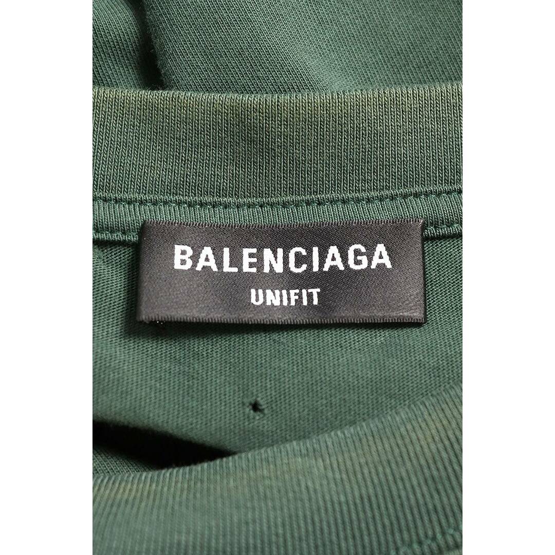 Balenciaga(バレンシアガ)のバレンシアガ  651795 TKVB8 デストロイ加工ロゴプリントTシャツ メンズ M メンズのトップス(Tシャツ/カットソー(半袖/袖なし))の商品写真