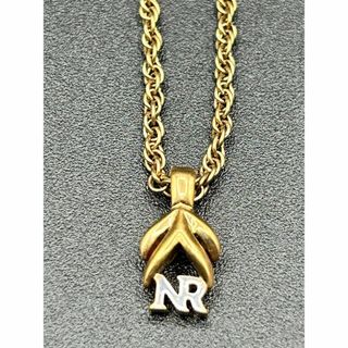 ニナリッチ(NINA RICCI)の超美品 ニナリッチ ネックレス ロゴ ゴールド ブランド アクセサリー(ネックレス)