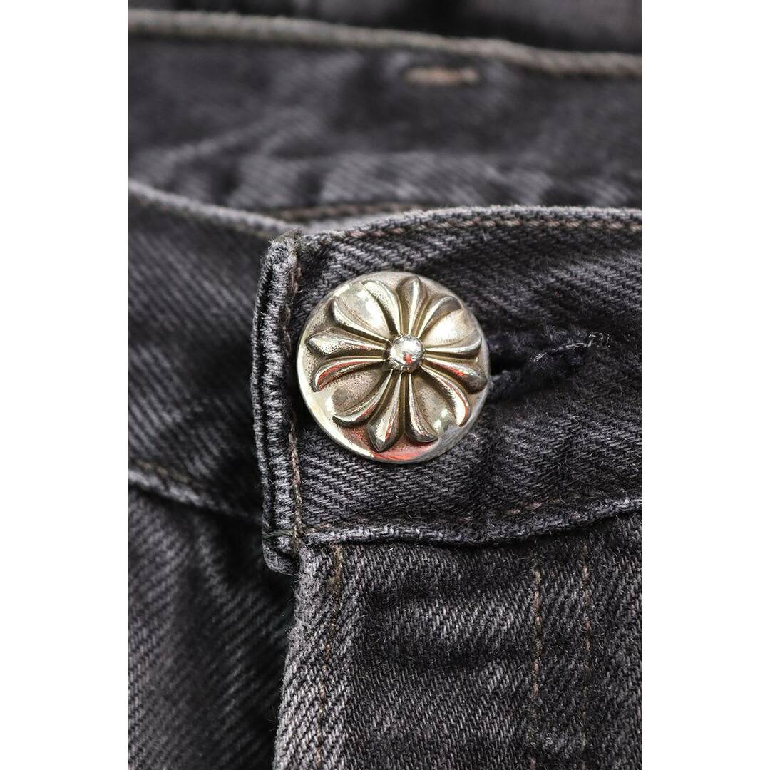 Chrome Hearts(クロムハーツ)のクロムハーツ  STENCIL DENIM ステンシル ペイントデザインクロスパッチ付きデニムパンツ メンズ 29インチ メンズのパンツ(デニム/ジーンズ)の商品写真