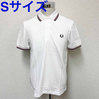 フレッドペリー(FRED PERRY)の新品FRED PERRYフレッドペリー 半袖ポロシャツ 748ホワイト Sサイズ(ポロシャツ)