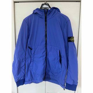 STONE ISLAND - ストーンアイランド　ガーメントダイ ロゴパッチ 中綿入り ブルゾンパーカー　L