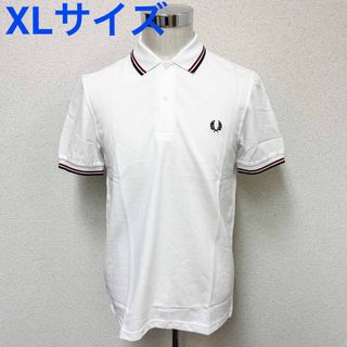 フレッドペリー(FRED PERRY)の新品 フレッドペリー 半袖ポロシャツ 748ホワイト XLサイズ(ポロシャツ)