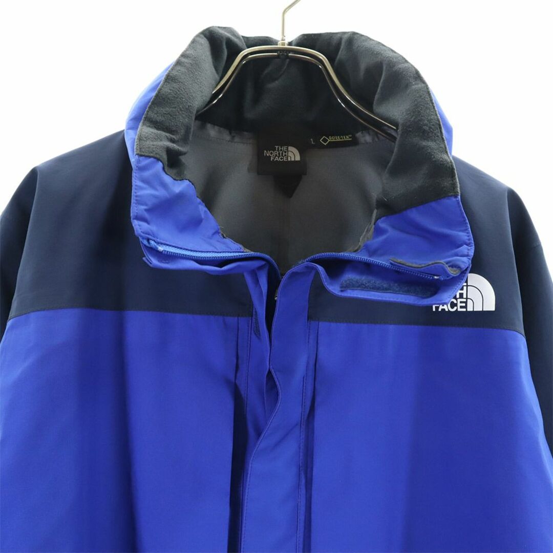 THE NORTH FACE(ザノースフェイス)のザノースフェイス NP11700 ゴアテックス アウトドア レインジャケット 上下 セットアップ L ブルー系 THE NORTH FACE ナイロン メンズ 古着 【240306】 メンズのファッション小物(レインコート)の商品写真