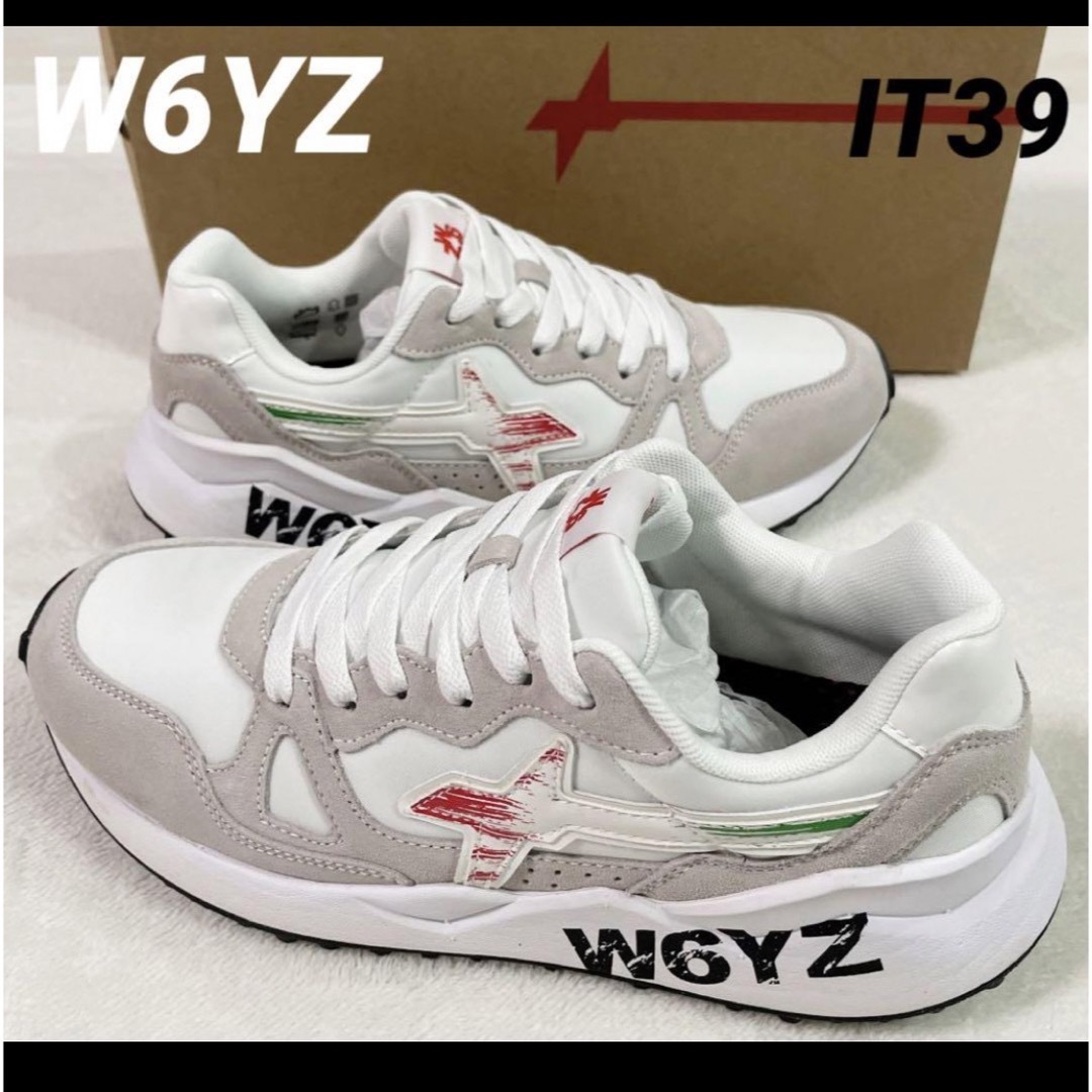 whiz(ウィズ)のSALE‼️【新品】W6YZ(ウィズ)  ホワイト  39 メンズの靴/シューズ(スニーカー)の商品写真