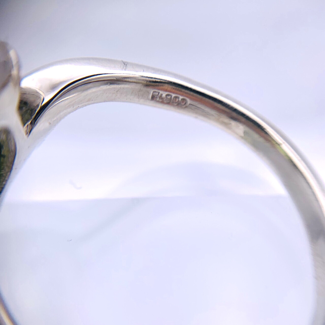 ✴︎極美品　PT900 3.98ct ペリドット 0.11ct ダイヤ リング レディースのアクセサリー(リング(指輪))の商品写真