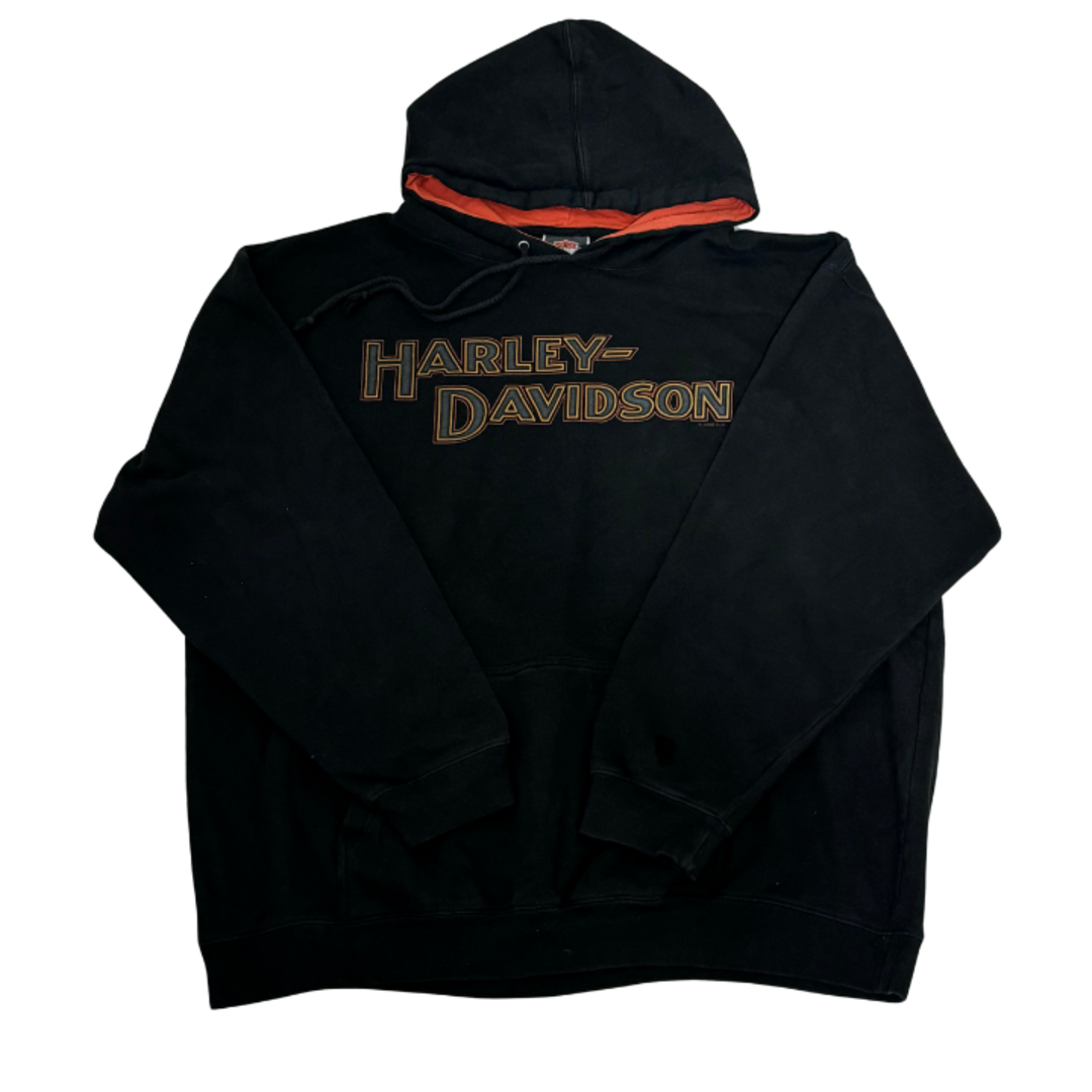Harley Davidson(ハーレーダビッドソン)の【ハーレーダビットソン】スウェットパーカー 両面プリント XL 人気カラー メンズのトップス(パーカー)の商品写真