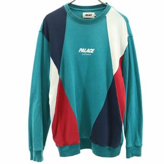 PALACE - パレス スケートボード 長袖 トレーナー M ブルー系 PALACE スウェット メンズ 古着 【240306】