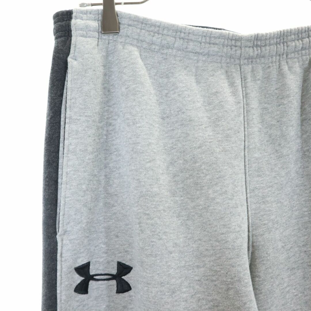 UNDER ARMOUR(アンダーアーマー)のアンダーアーマー 長袖 スウェットパーカー 上下 セットアップ L/XL グレー系 UNDER ARMOUR 裏起毛 メンズ 古着 【240306】 メンズのトップス(パーカー)の商品写真