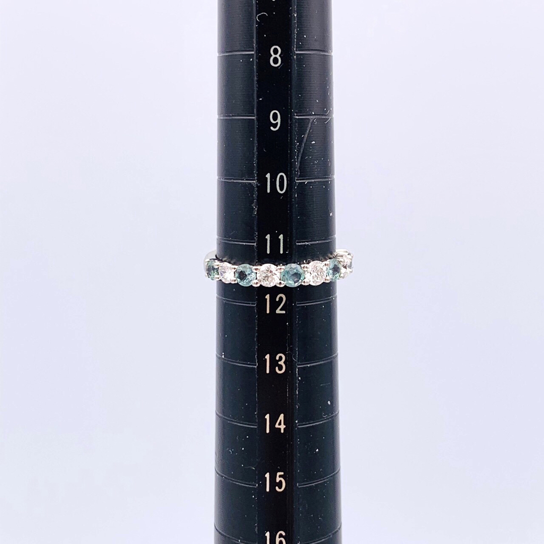 極美品　PT900 0.53ct アレキサンドライト 0.53 ダイヤ リング レディースのアクセサリー(リング(指輪))の商品写真
