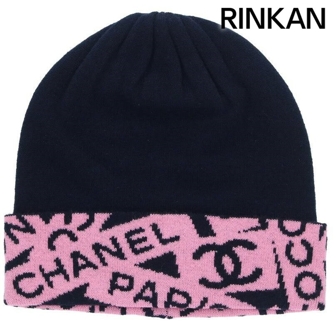 CHANEL(シャネル)のシャネル  24SS ロゴカシミヤ混ニットキャップビーニー レディース レディースの帽子(ニット帽/ビーニー)の商品写真