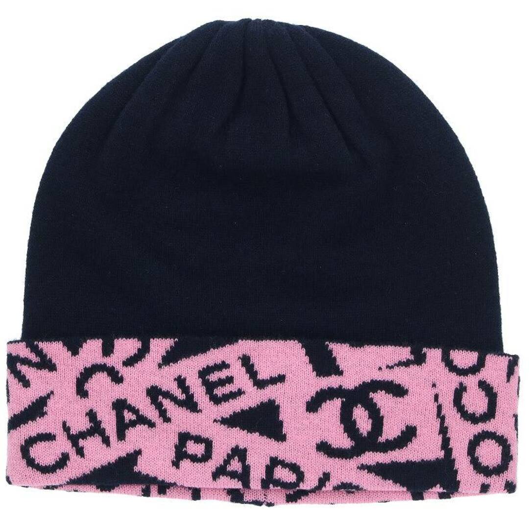 CHANEL(シャネル)のシャネル  24SS ロゴカシミヤ混ニットキャップビーニー レディース レディースの帽子(ニット帽/ビーニー)の商品写真