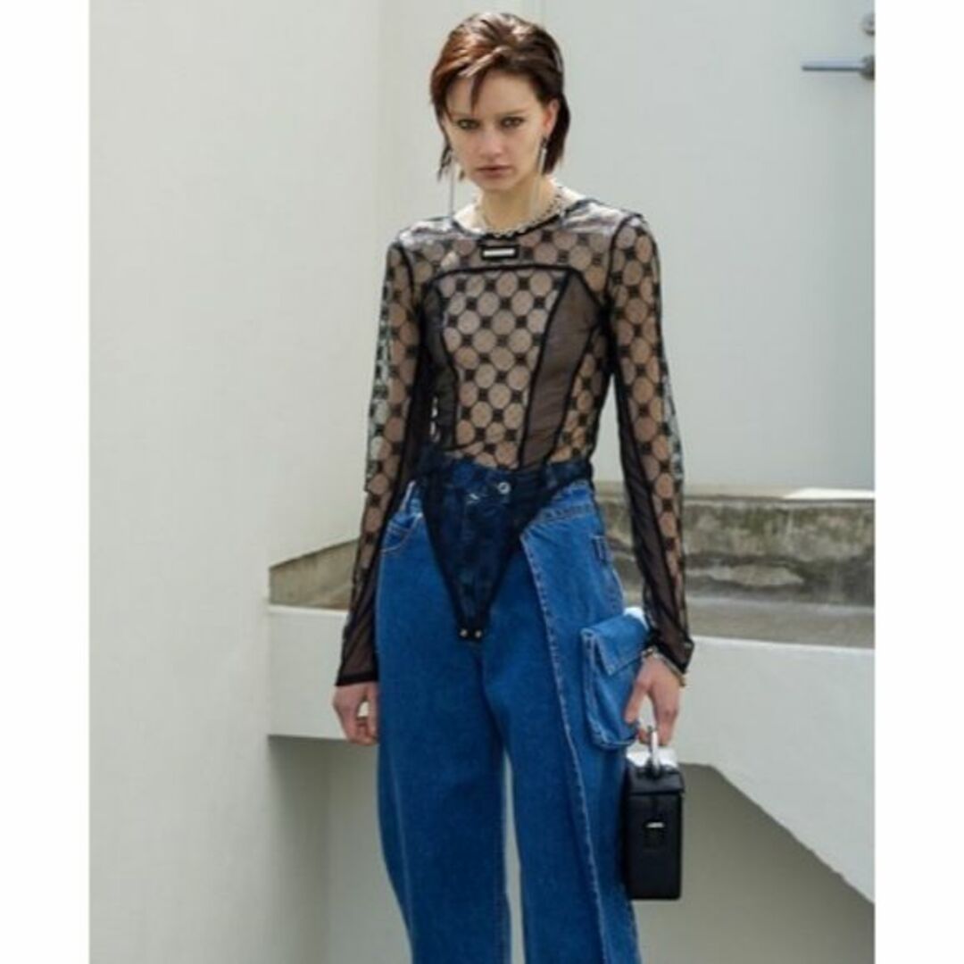 MAISON SPECIAL - プランクプロジェクト Monogram Lace Bodysuit