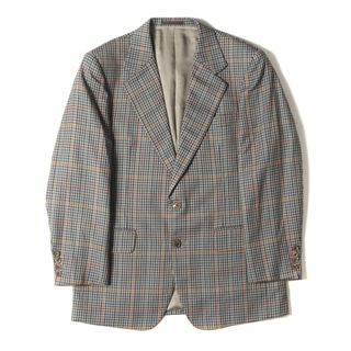 バーバリー(BURBERRY)のBURBERRY バーバリー ジャケット ハウスチェック ウール 2B テーラードジャケット アウター ブレザー Burberrys バーバリーズ グレー マルチカラー 90-78-165 A4 【メンズ】【中古】(テーラードジャケット)