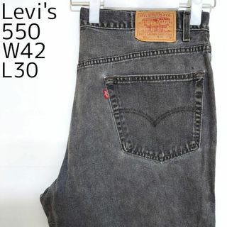 リーバイス(Levi's)のリーバイス550 Levis W42 ブラックデニム 黒 カナダ製 7700(その他)