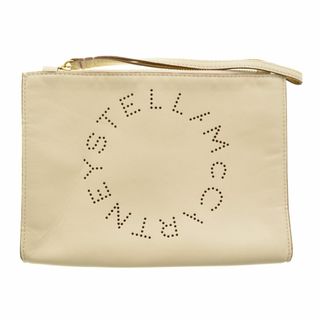 Stella McCartney - 【STELLAMcCARTNEY】FLAP ZIP LOGO クラッチバッグ