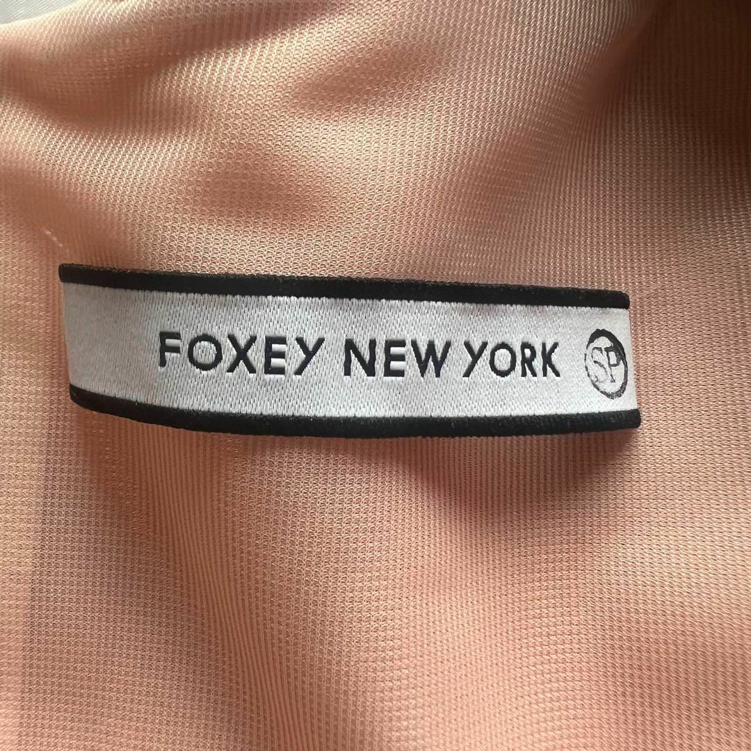 FOXEY NEW YORK(フォクシーニューヨーク)の【美品】FOXEY NEW YORK ボックスプリーツワンピース ピンク 38 レディースのワンピース(ひざ丈ワンピース)の商品写真