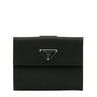 プラダ(PRADA)のプラダ 三角ロゴプレート 二つ折り財布 ナイロン レディース PRADA 【1-0131008】(財布)