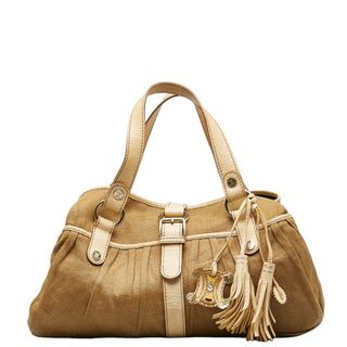 セリーヌ(celine)のセリーヌ トリオンフ タッセル ハンドバッグ キャンバス レディース CELINE 【1-0138595】(ハンドバッグ)