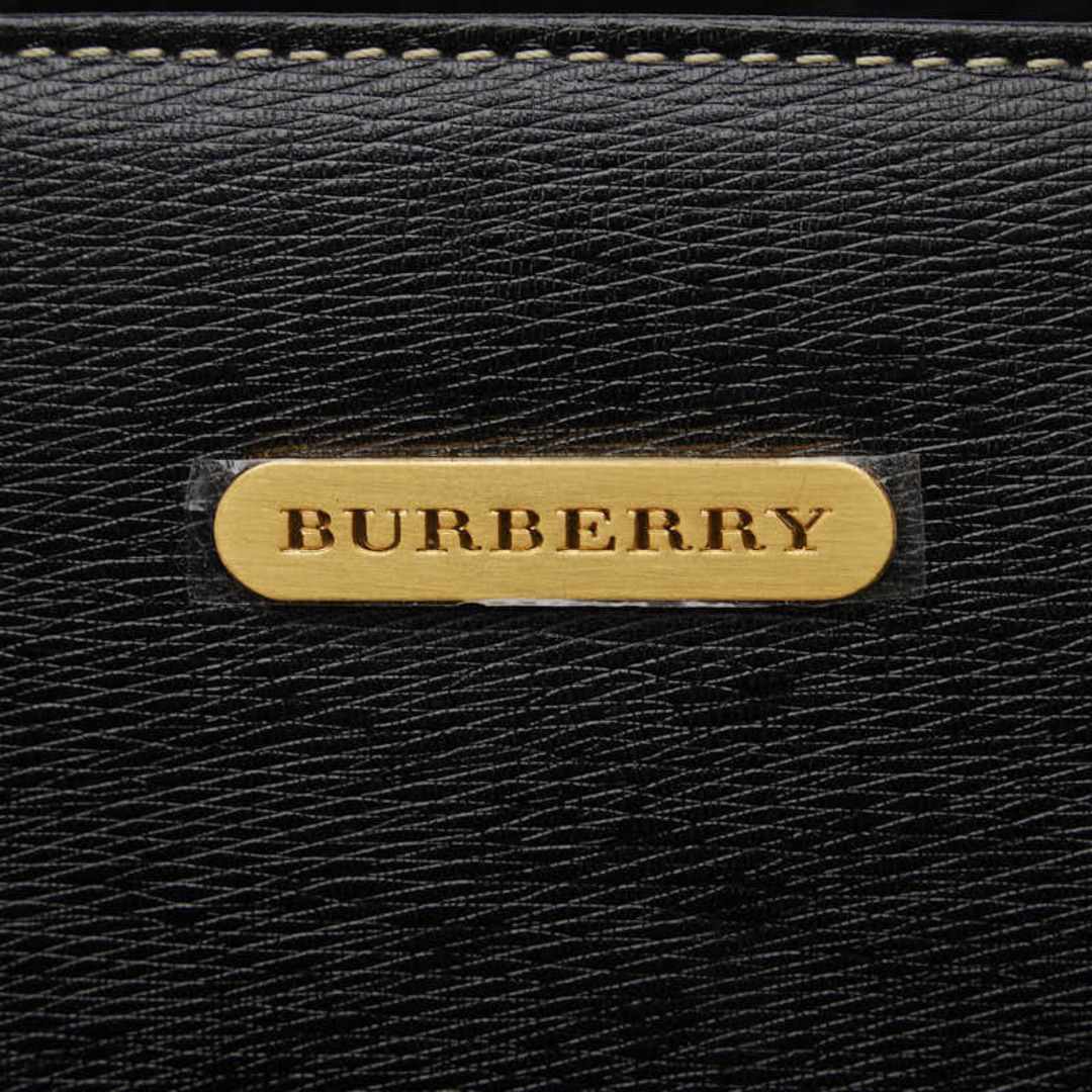 BURBERRY(バーバリー)の美品 バーバリー ノバチェック シャドーホース ハンドバッグ トートバッグ レザー レディース BURBERRY 【1-0139420】 レディースのバッグ(ハンドバッグ)の商品写真