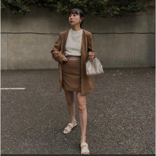 アメリヴィンテージ(Ameri VINTAGE)のTWILL COLLARLESS JACKET(ノーカラージャケット)