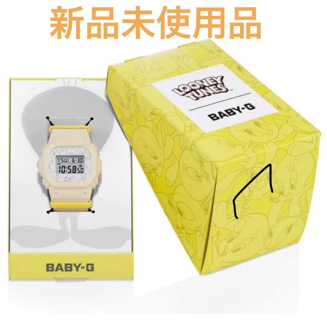 Baby-G(ベビージー)のLOONEY TOON TWEETY Baby-G BGD-565TW-5JR  レディースのファッション小物(腕時計)の商品写真