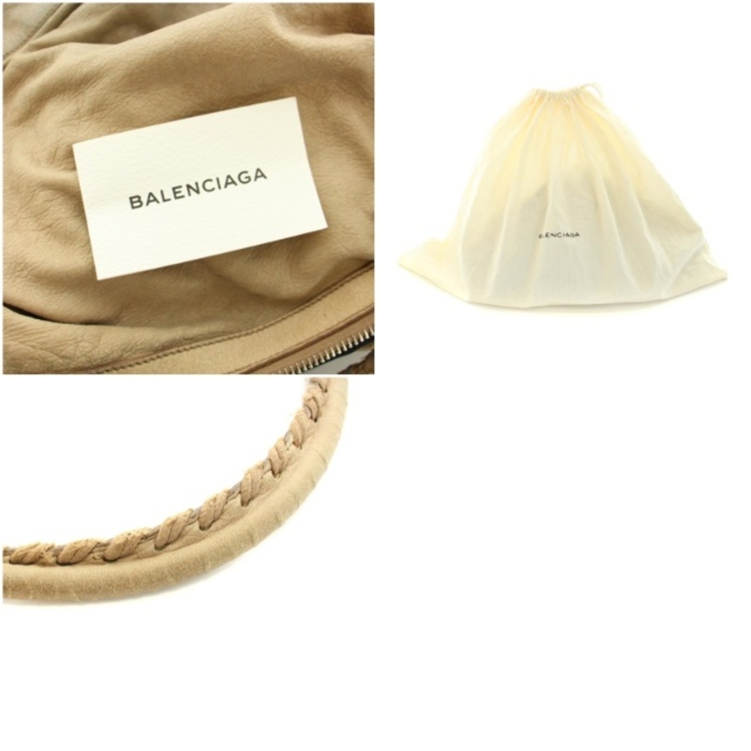 Balenciaga(バレンシアガ)のバレンシアガ ザ･ジャイアント デイ ハンドバッグ レザー ベージュ シルバー レディースのバッグ(ハンドバッグ)の商品写真