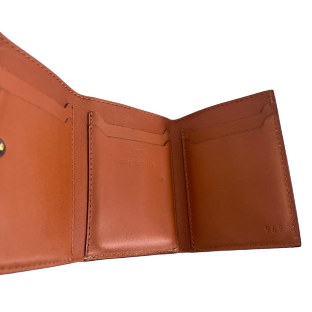 Felisi(フェリージ)のFelisi 969 3Fold Small Wallet 3つ折り財布 茶 レディースのファッション小物(財布)の商品写真