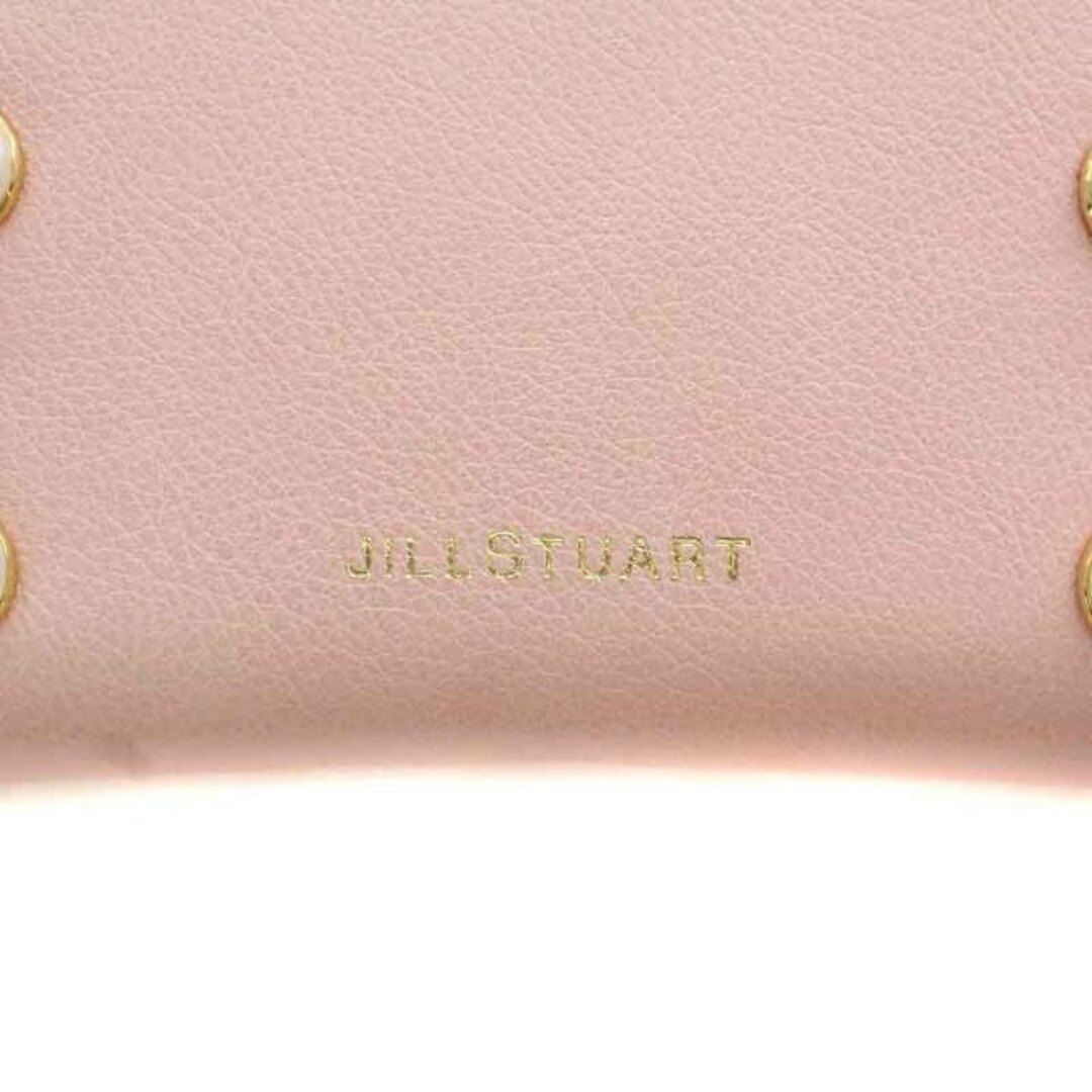 JILLSTUART(ジルスチュアート)のジルスチュアート 財布 小銭入れ コインケース レザー パール ピンク 白 レディースのファッション小物(コインケース)の商品写真